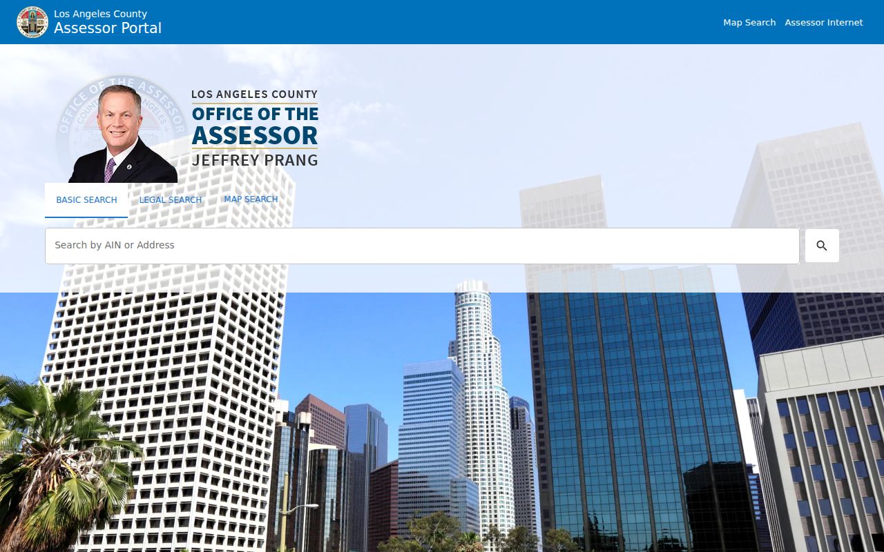 Bell Gardens people search through LA County Assessor portal